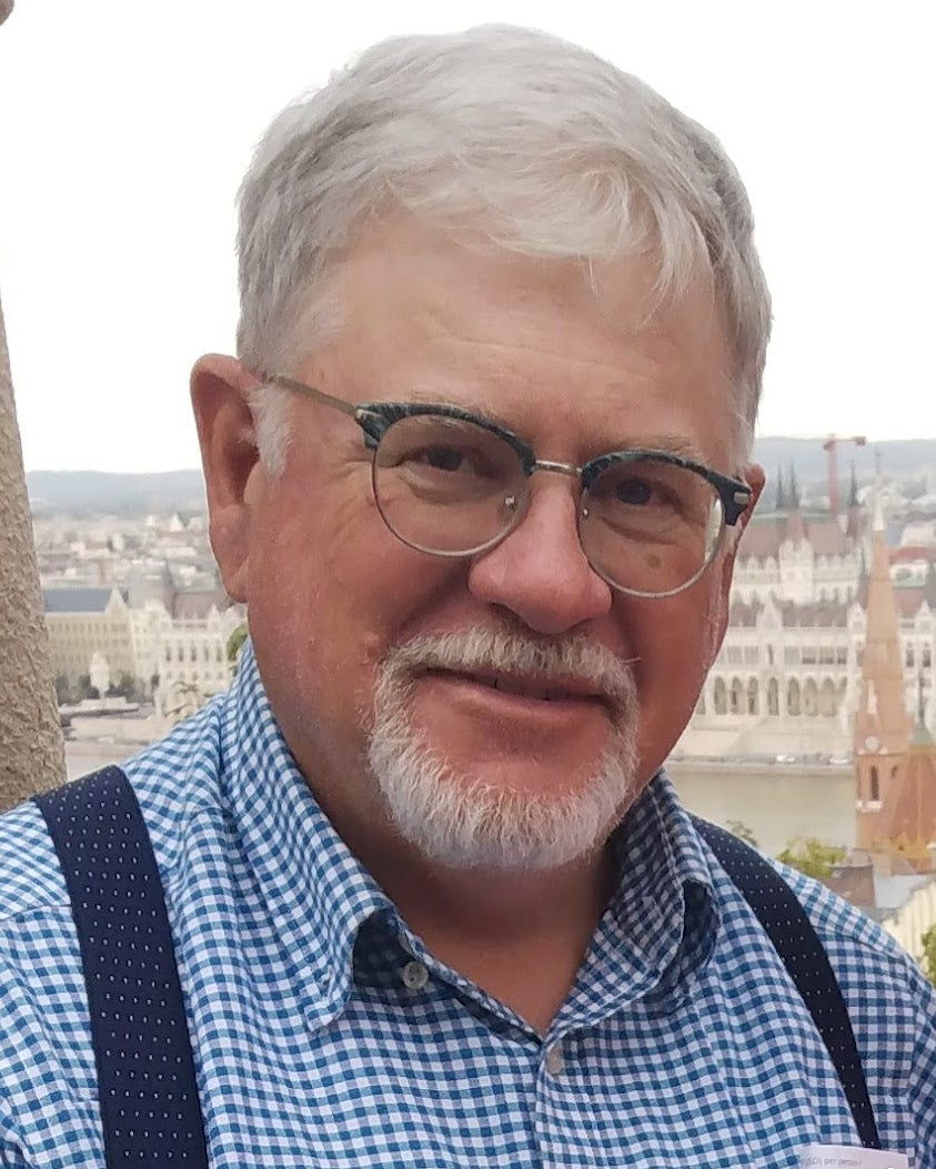 Alan Rex Mitchell portrait taken overlooking Budapest Hungary in September 2024