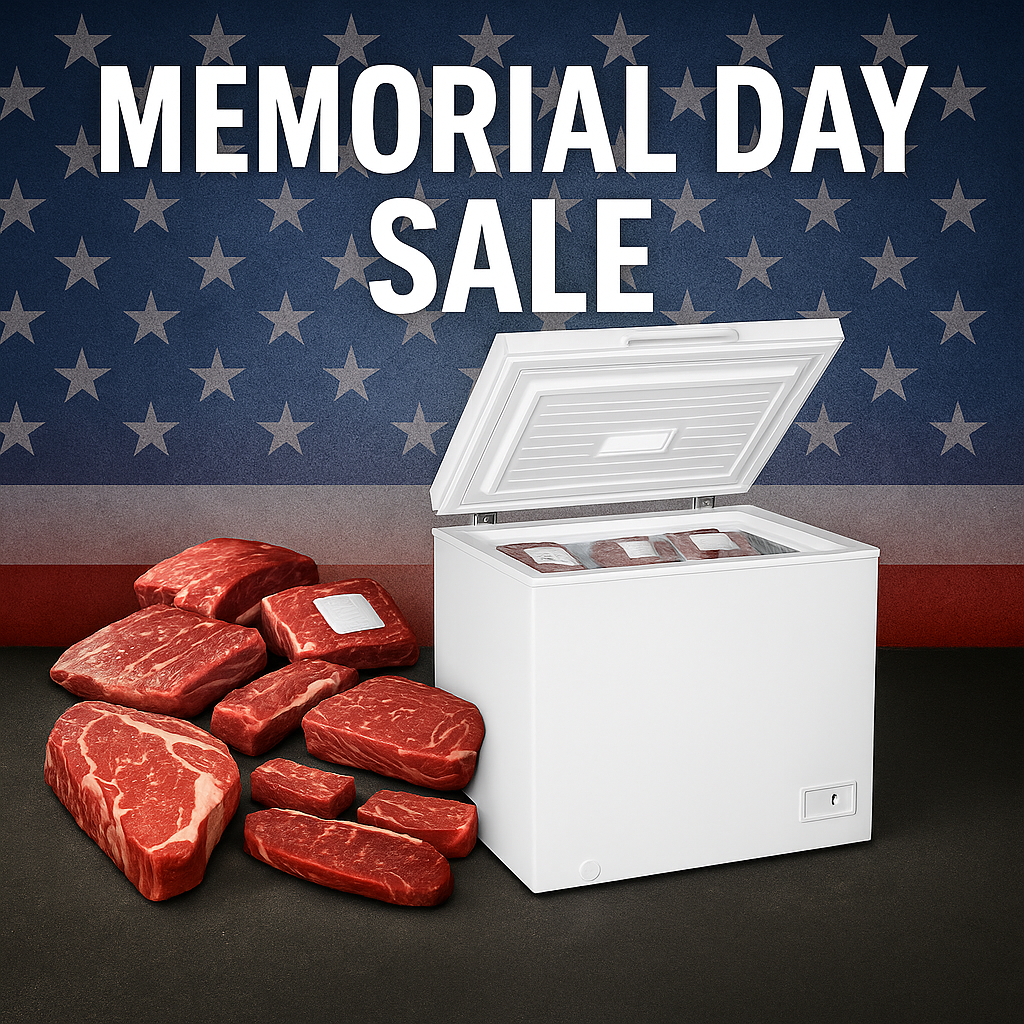 Memorial Day Sale! Free Freezer with Quarter Beef American Wagyu